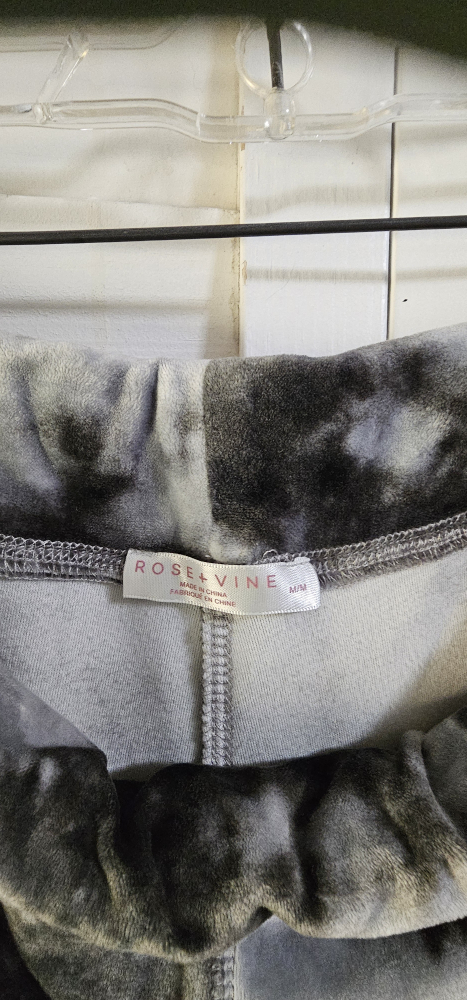 Rose + Vine Tie Dye Velvet Jogger Pants - photo 2