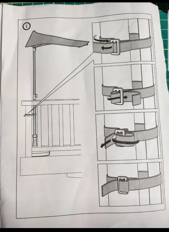 Brand New Fliso Sun Umbrella Black image indicator(2)