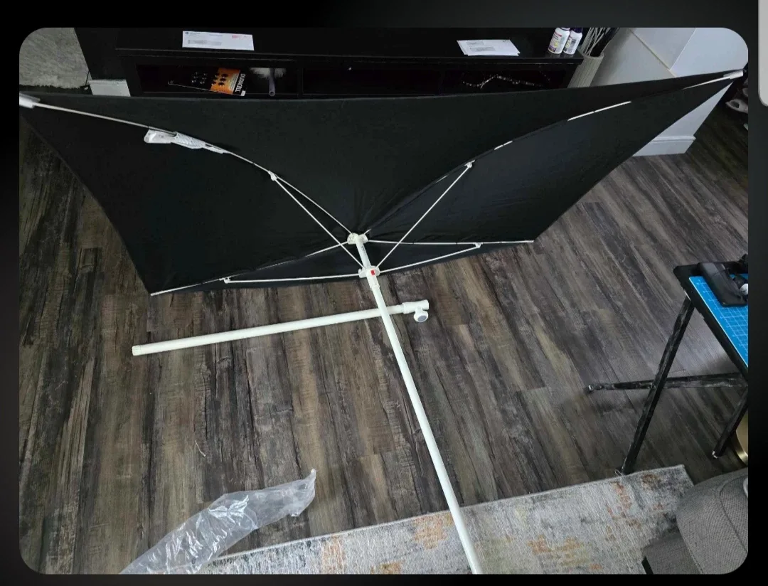 Brand New Fliso Sun Umbrella Black image indicator(3)