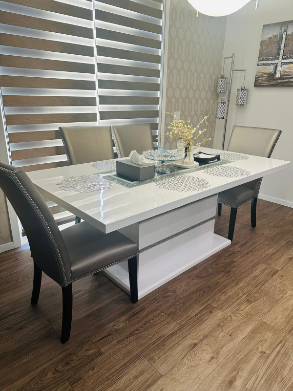 White Dining Table only - photo 2
