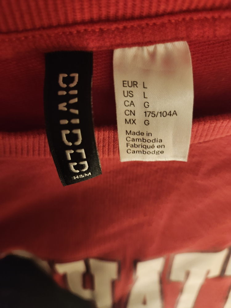 Red Divided Crop Top - Size Large - photo 3