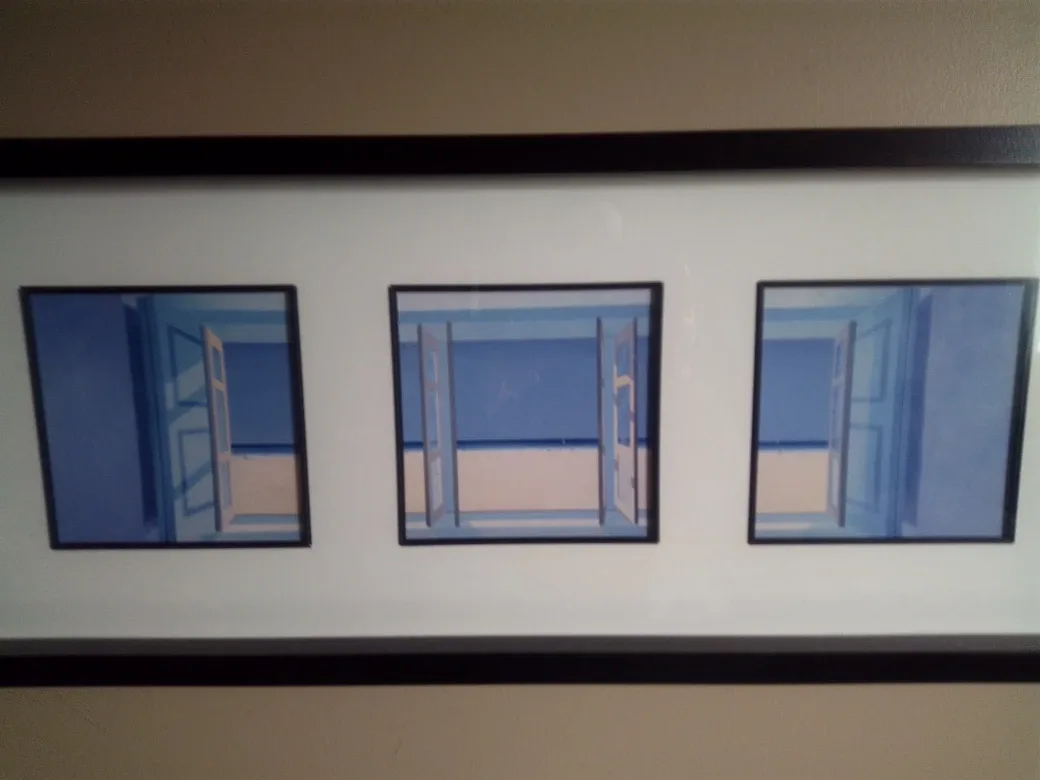 Framed Triptych Print of  beach scene image indicator(2)