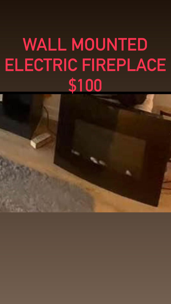 Wall Mounted Electric Fireplace