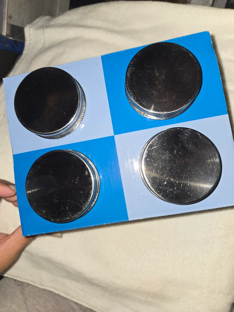 Home Stuff Angle Glass Jars - Set of 4 image indicator(2)