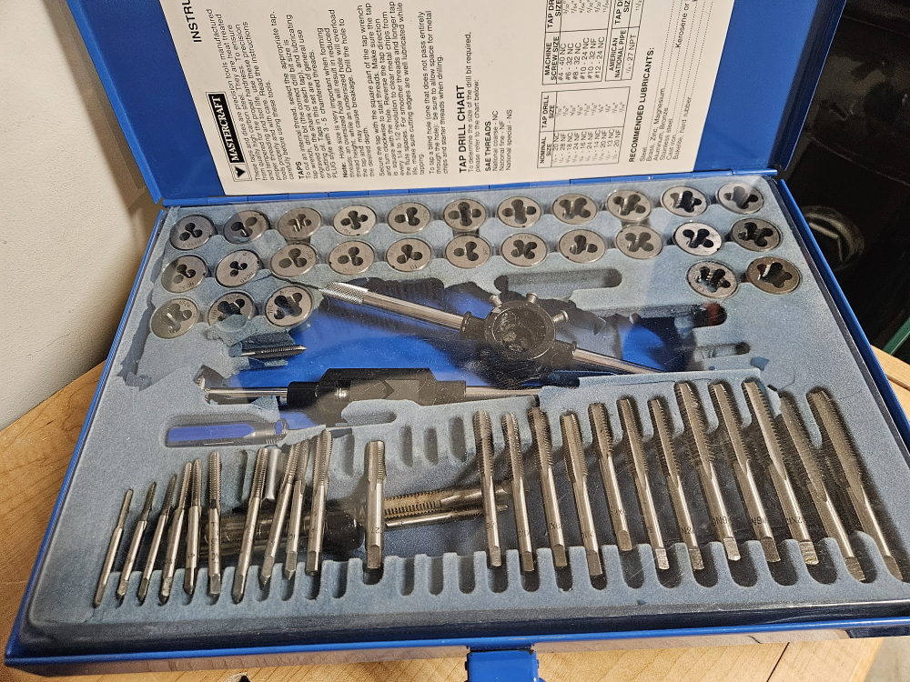 Mastercraft Tap and Die Set