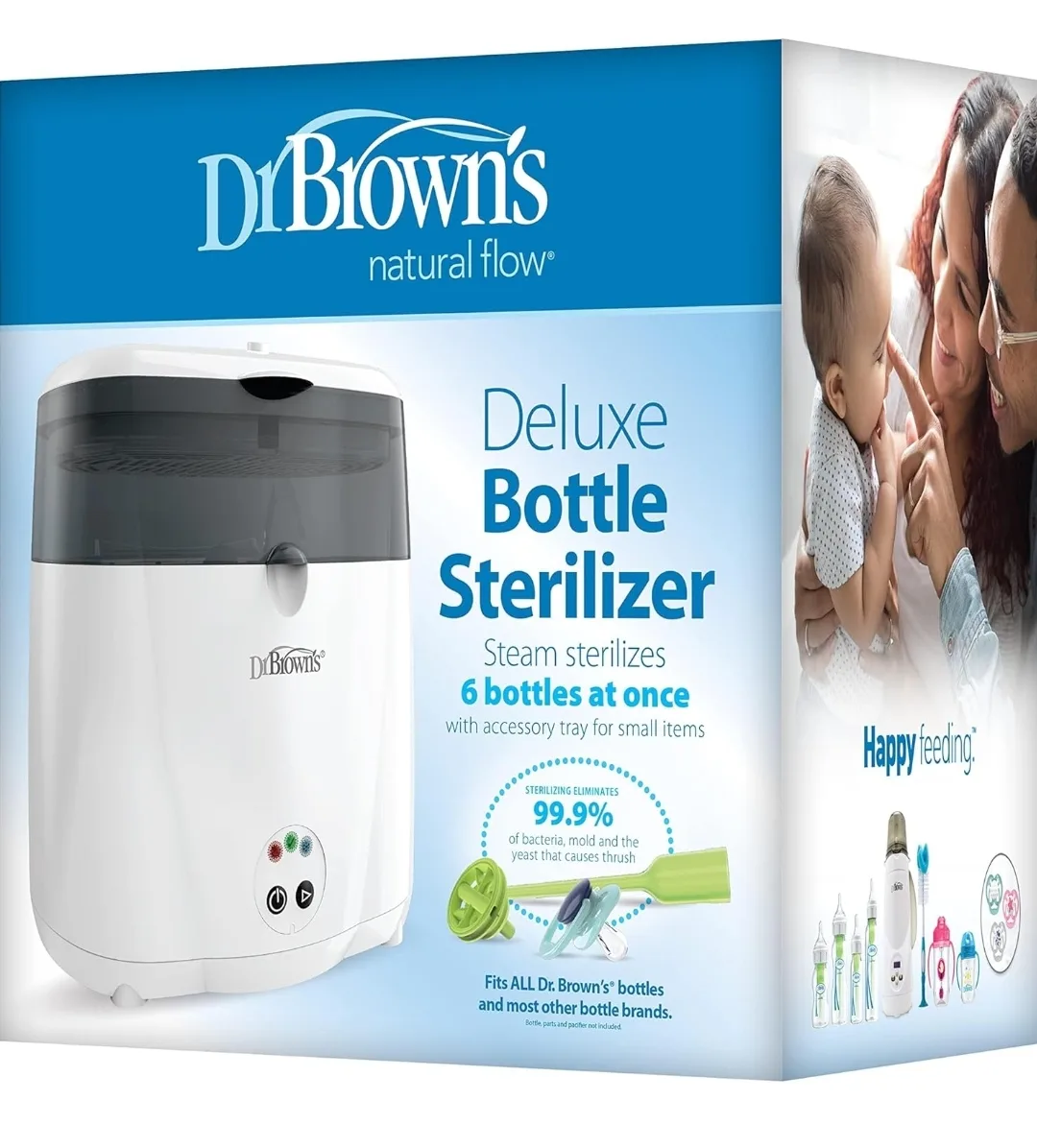 Dr. Brown's Deluxe Electric Baby Bottle and Pacifier Sterilizer image indicator(10)
