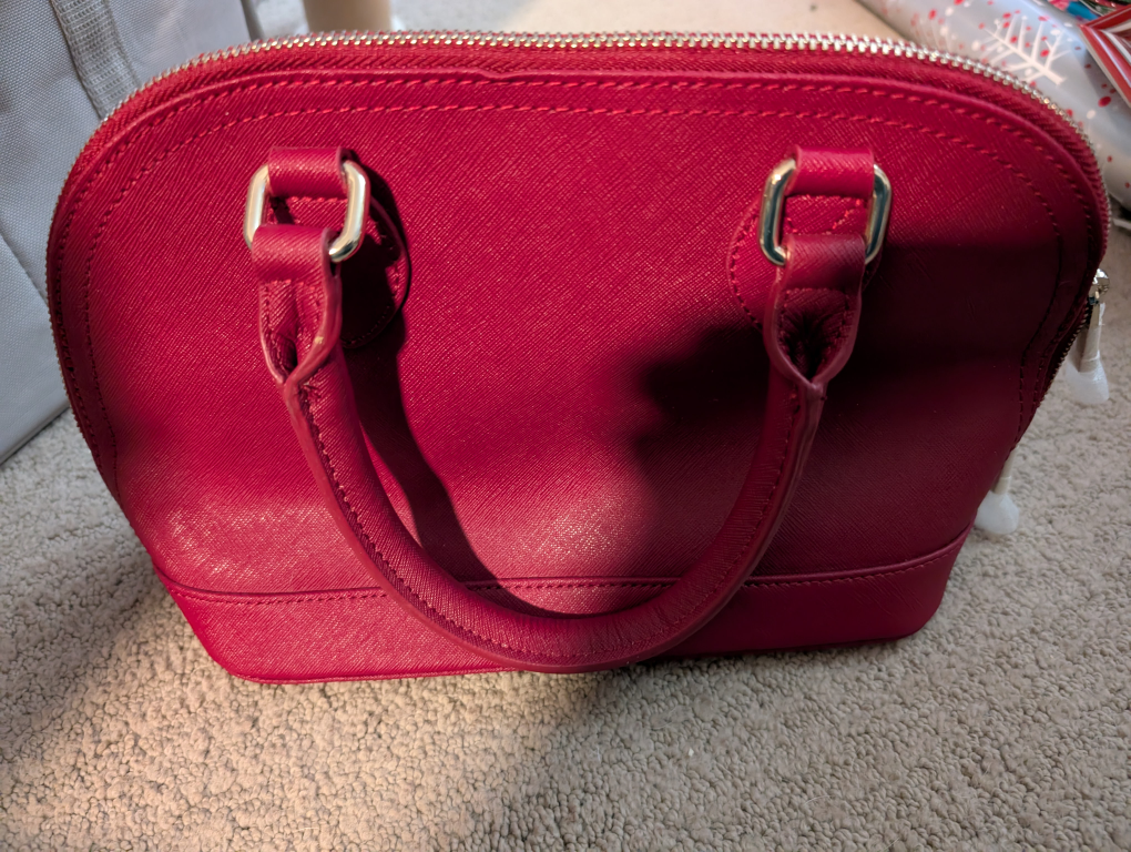 Danier Lexington Red Satchel - photo 2