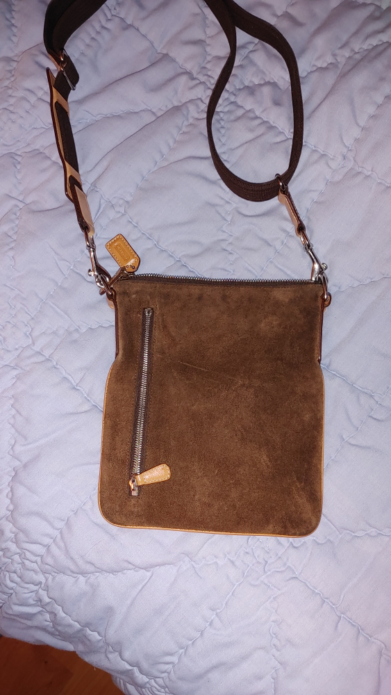 Coach Suede Crossbody Bag