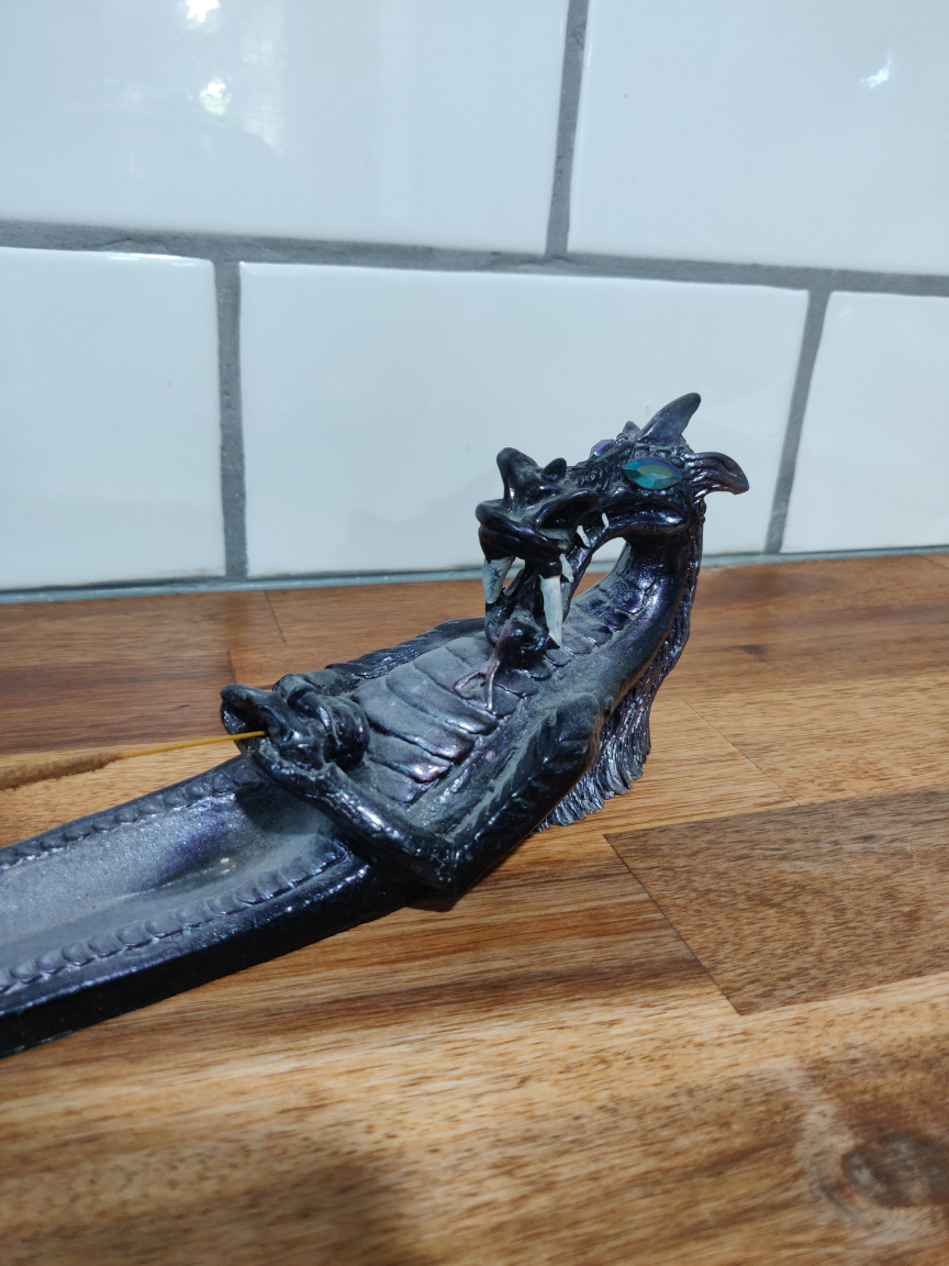 Vintage Dragon Incense Stick Holder - photo 4