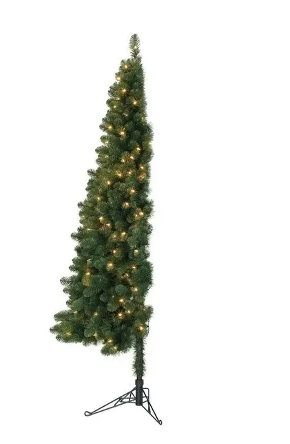 Home Heritage Half Pine 5' Pre-Lit Artificial Christmas Tree image indicator(2)