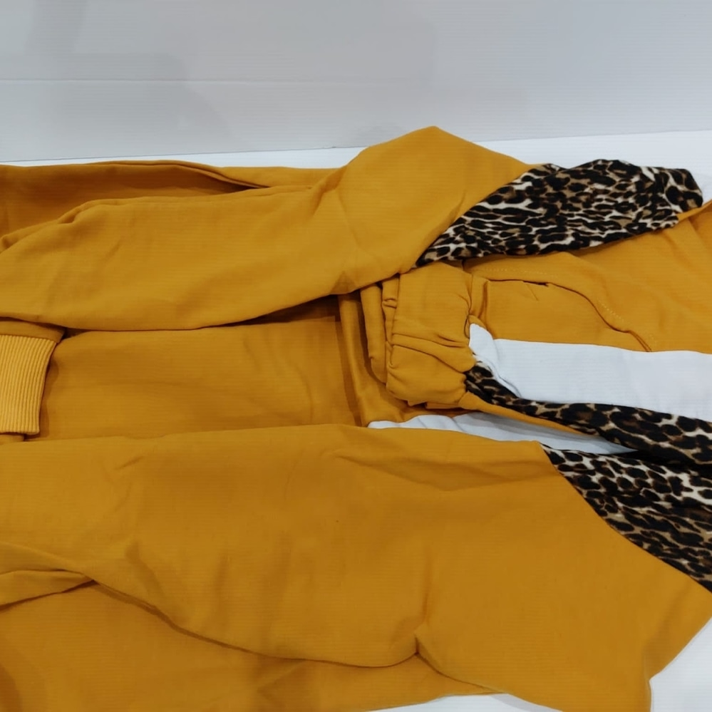 Women's Leopard Print Tracksuit Set - photo 4