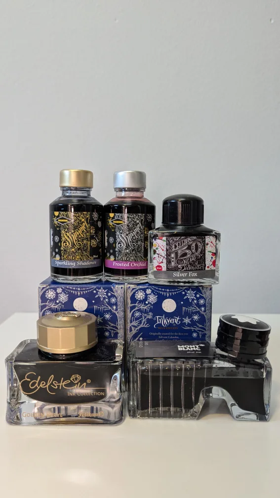 22 Bottles of Fountain Pen Ink (Some retired and LEs) image indicator(2)