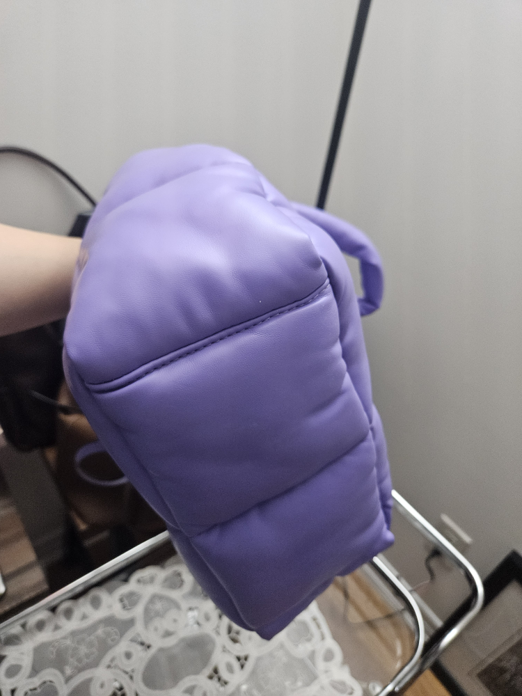 Purple Padded  Handbag - photo 3