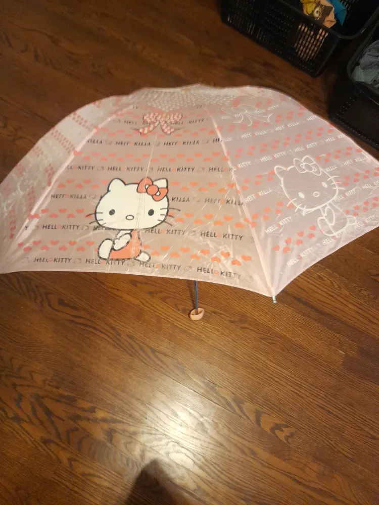 Hello Kitty Umbrella #freecycle thumbnail