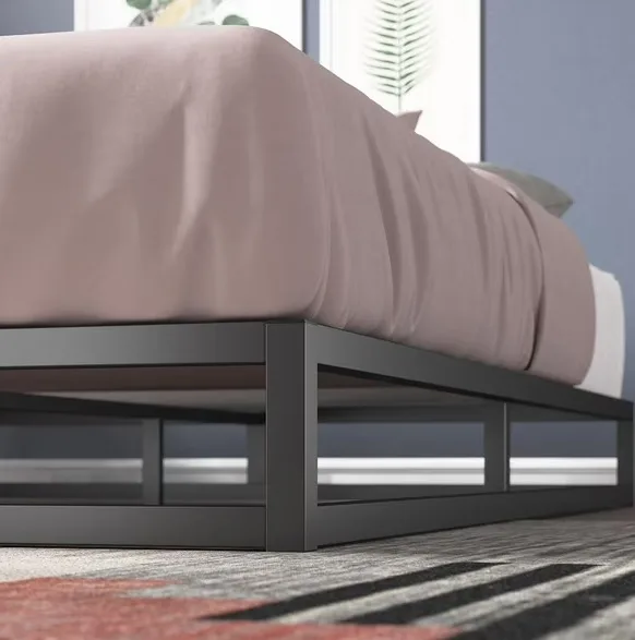 Zinus Joseph 6 Inch Black Metal Platform TWIN Single Bed Frame image indicator(4)