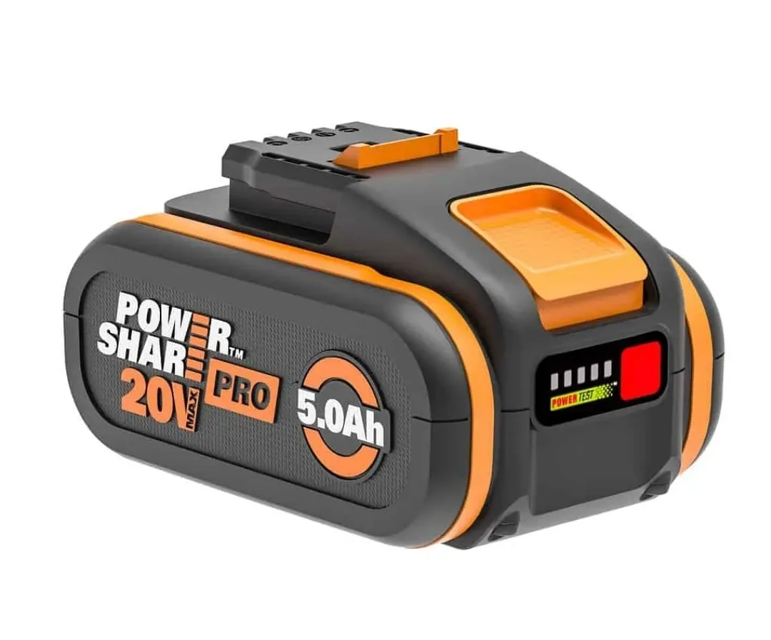 2X WORX 20V 5.0Ah Lithium Batteries & Dual Charger – WA3570 image indicator(3)