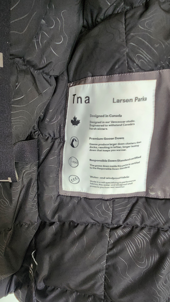 Aritzia TNA Gunmetal Grey Larsen Parka - photo 3