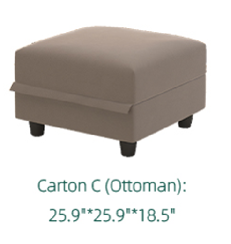 Sectional Ottoman with storage