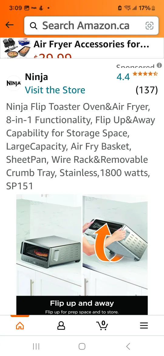 Ninja Flip Toaster Oven & Air Fryer image indicator(4)