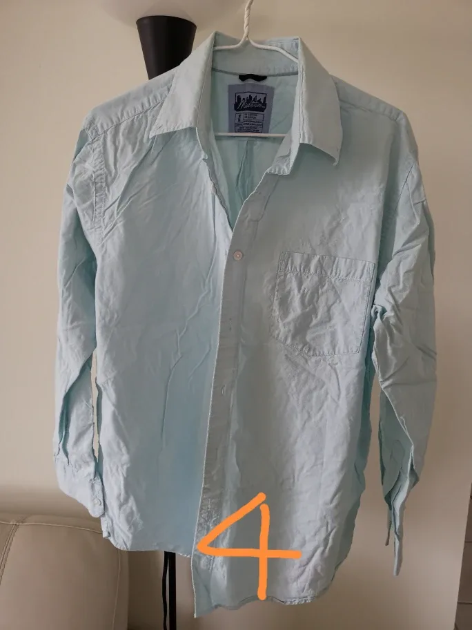 5 Men's Long Sleeve Button Up Shirts image indicator(2)