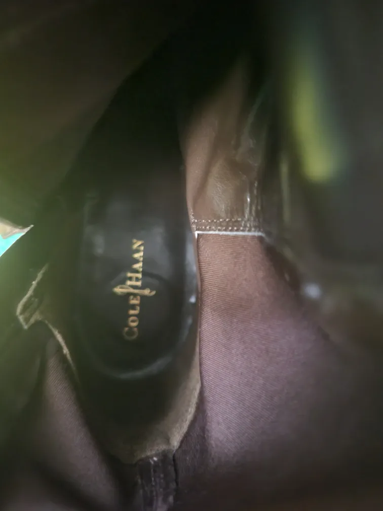 Cole Haan Brown Leather Knee High Boots image indicator(8)