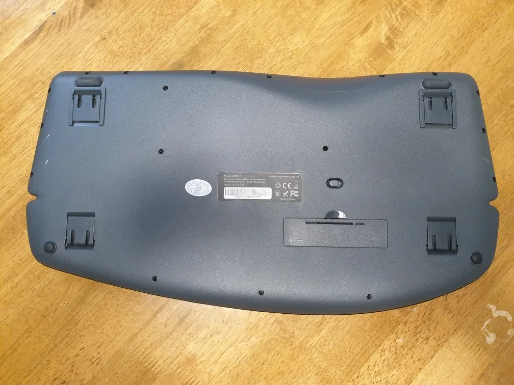 DELUX Ergonomic Wireless Keyboard image indicator(5)