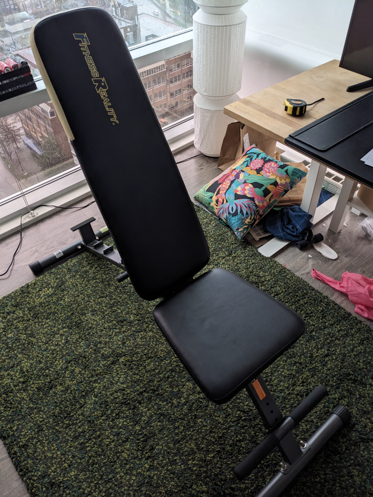 Fitness Reality Adjustable Weight Bench - photo 3