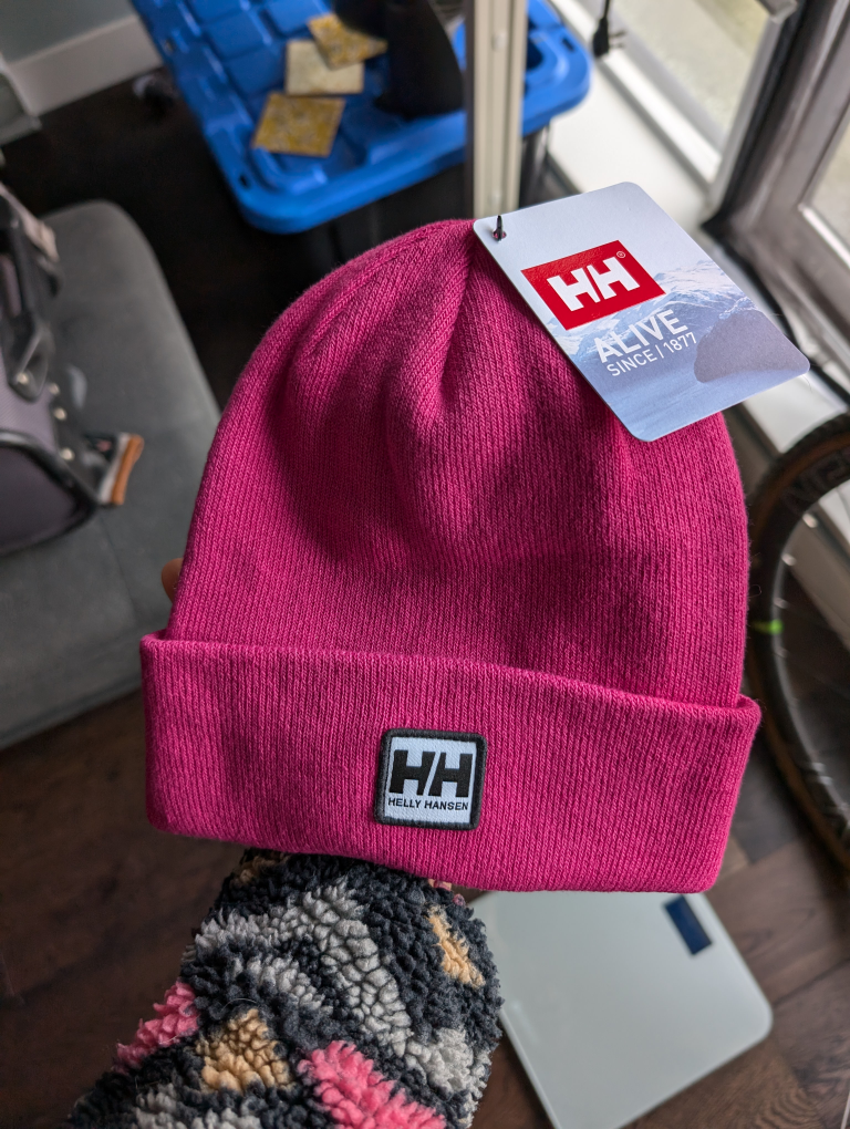 NWT Helly Hansen Pink Beanie