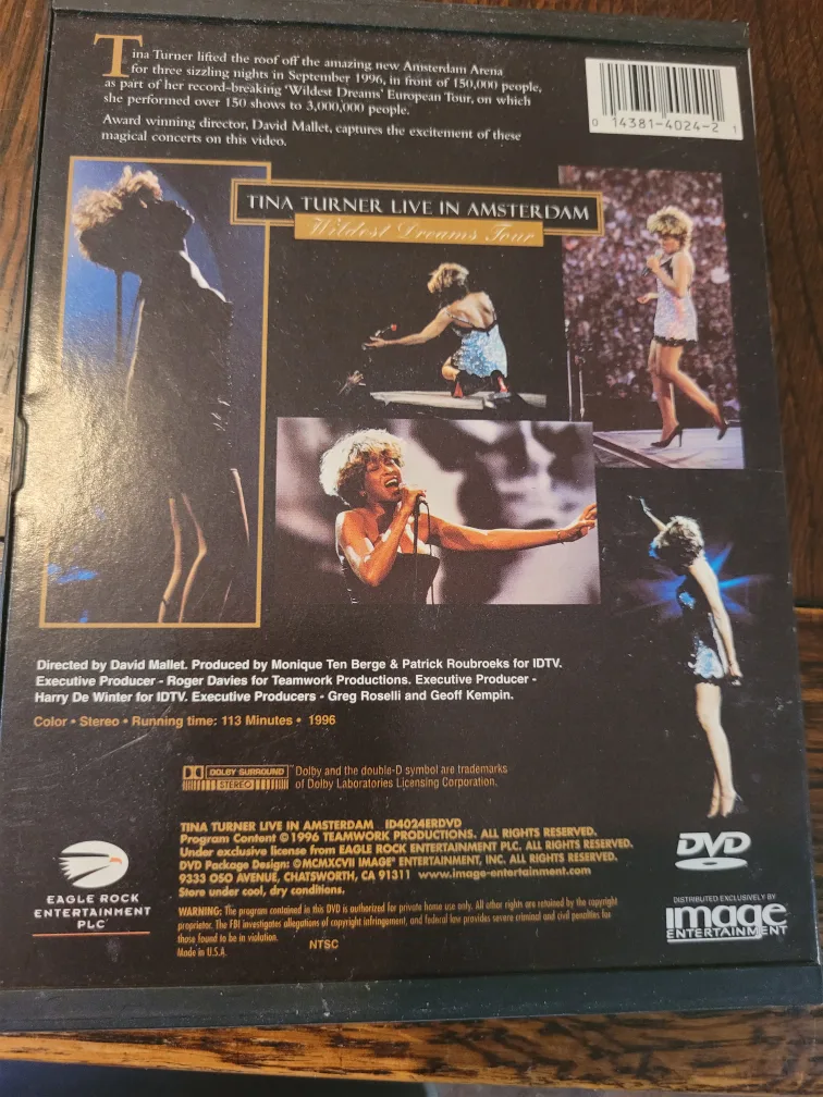 Tina Turner Live in Amsterdam - #thriftypicks image indicator(2)