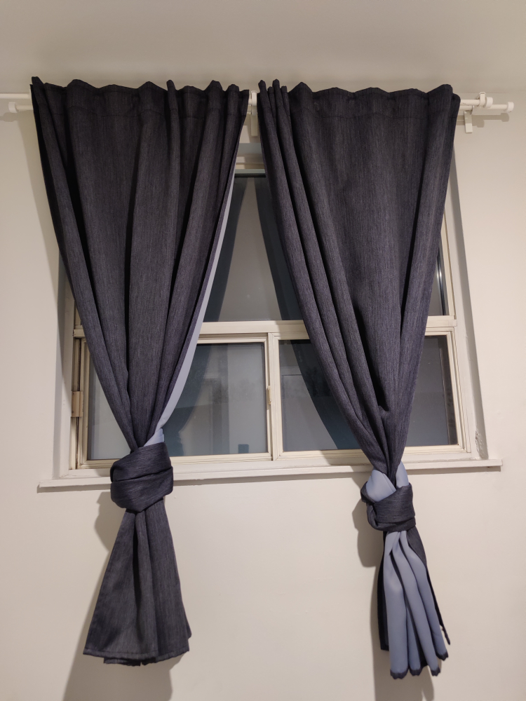 Dark Grey Room Darkening Curtains