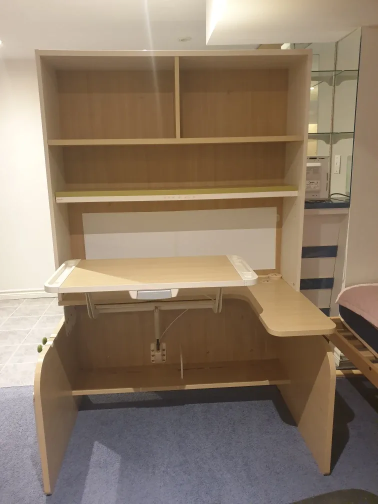 Adjustable Height Desk with Hutch image indicator(4)