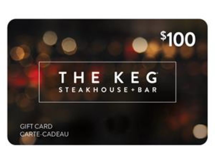 The Keg gift card ($100)