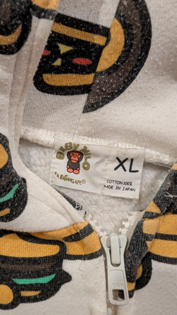 A Bathing Ape Bape Baby Milo Hoodie XL - photo 3