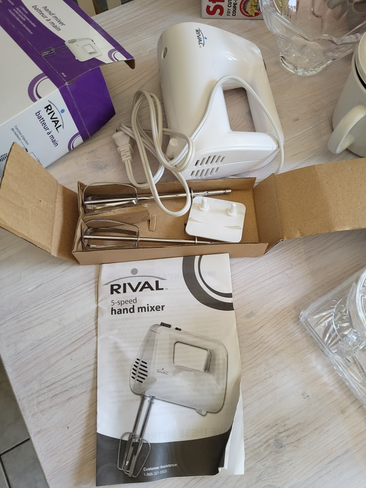 Rival 5-Speed Hand Mixer - photo 2