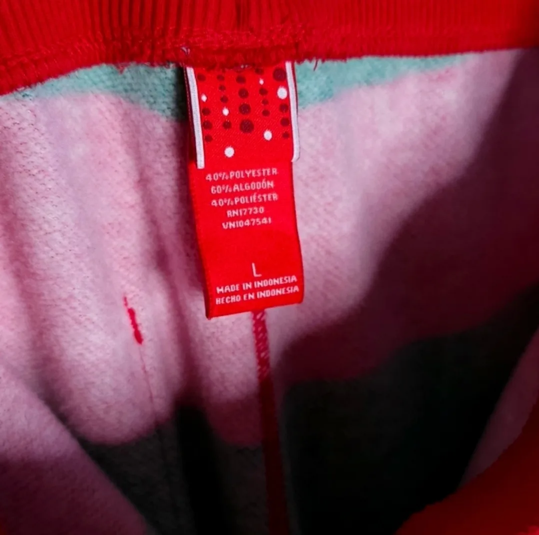 Red and Green Striped Santa Elf Joggers men's large image indicator(5)