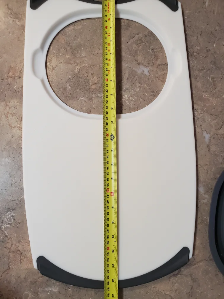 Dexas Over-The-Sink Strainer/Cutting Board image indicator(6)