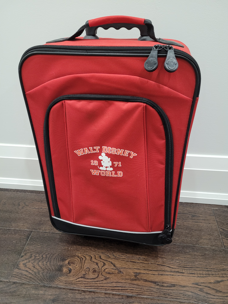 Red Walt Disney World Carry-On Suitcase