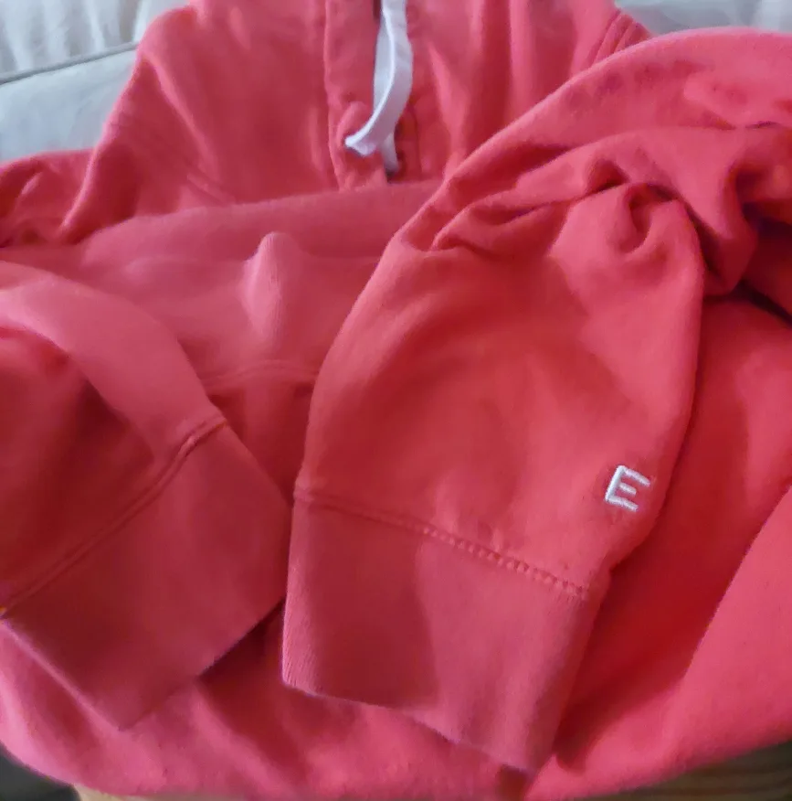 100% Cotton Women's Everlane Peach Hoodie 🍑 image indicator(8)