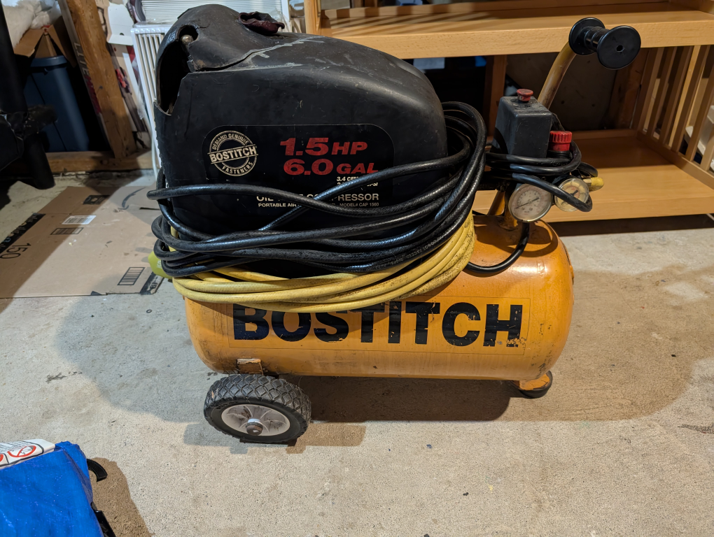 Bostich 1.5HP 6.0 Gallon Air Compressor