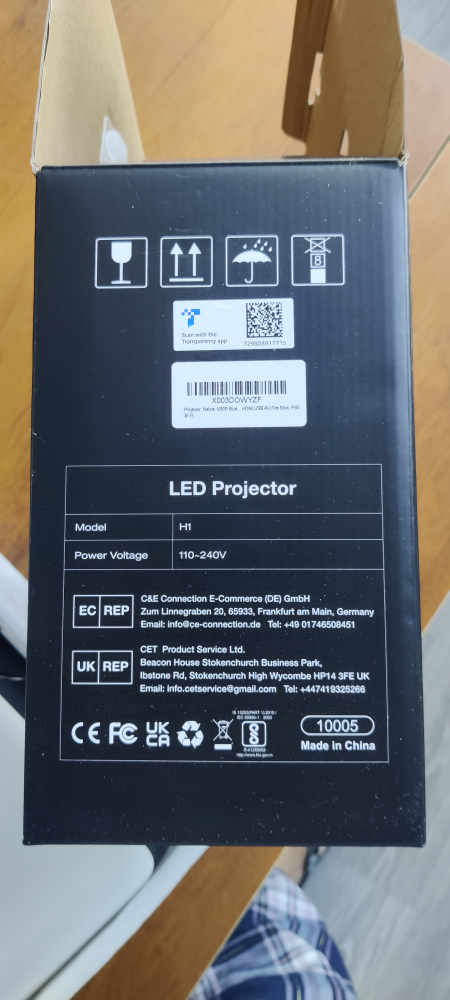 200" LED projector+Ceiling Mount+25ft 4K HDMI - photo 3