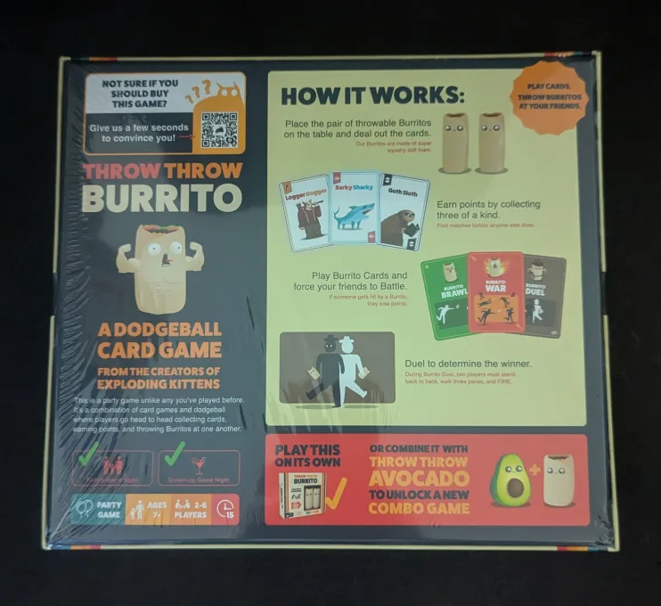 Brand New Throw Throw Burrito - A Dodgeball Card Game image indicator(2)