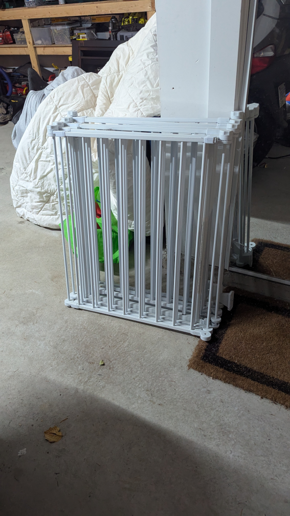 White Baby Gate