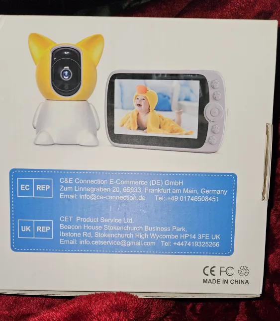Baby Monitor with Camera and 5 inch LCD screen image indicator(2)