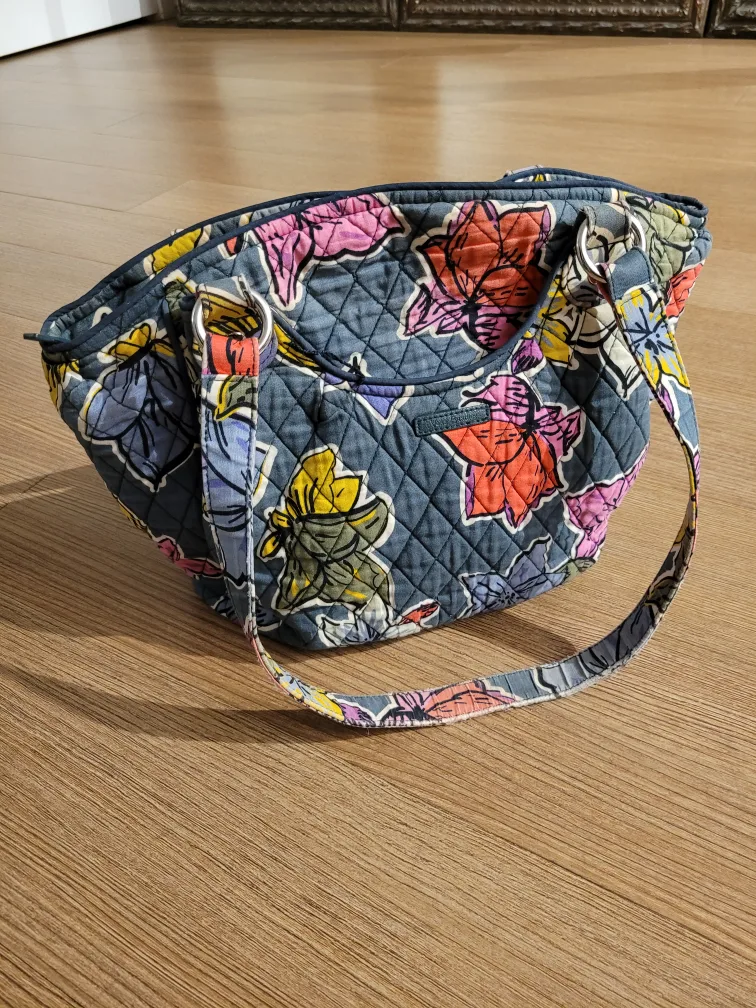 Vera Bradley Quilted Floral Handbag image indicator(3)