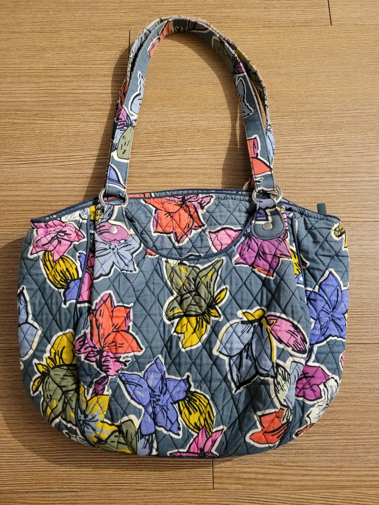 Vera Bradley Quilted Floral Handbag image indicator(6)