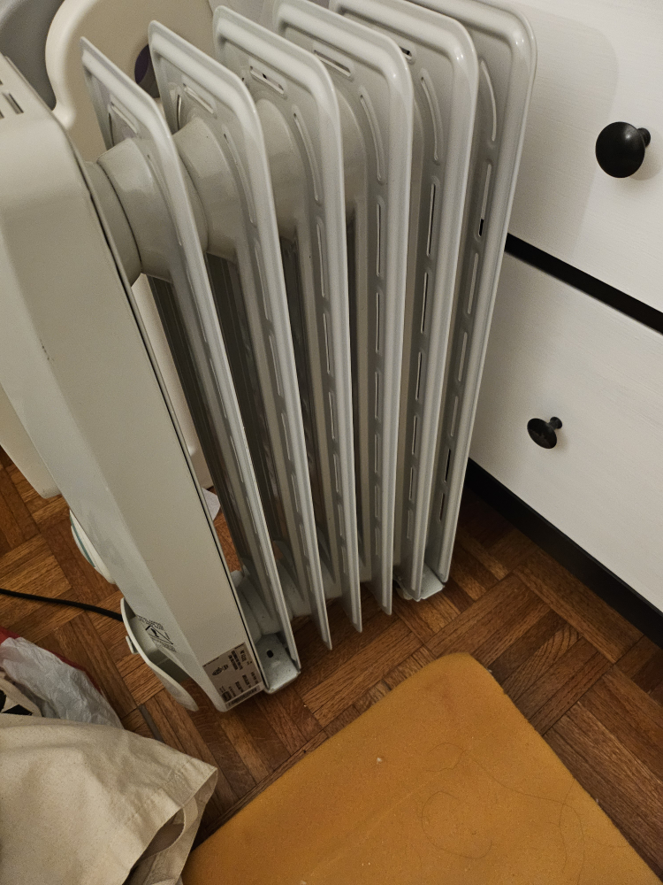 Oil filled Radiator Heater, 1500W