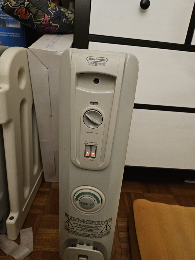 Oil filled Radiator Heater, 1500W - photo 2