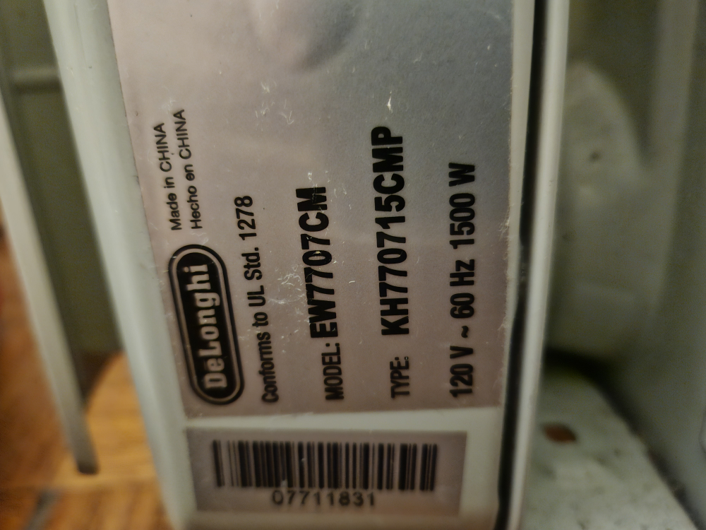 Oil filled Radiator Heater, 1500W - photo 3
