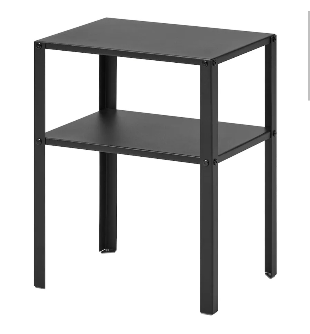 Black Metal Side Table