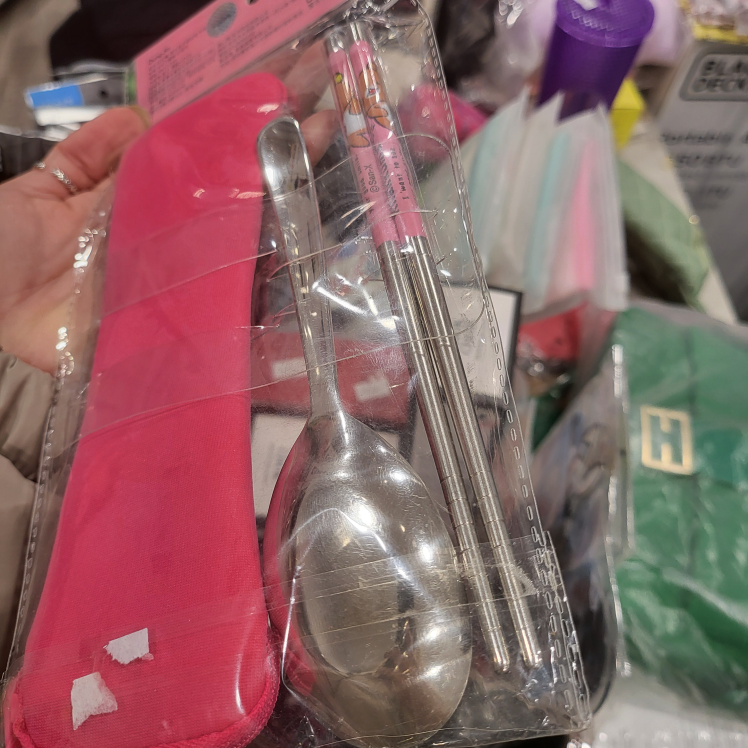 Rilakkuma 304 Stainless Steel Spoon and Chopstick Set - photo 4